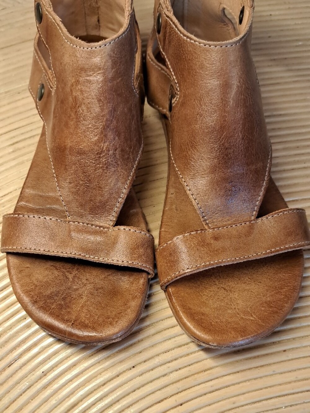 Bed Stu Cognac Soto Sandals US8 - Picture 7 of 9